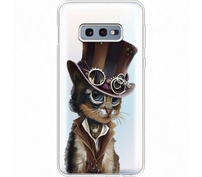 Силіконовий чохол BoxFace Samsung G970 Galaxy S10e Steampunk Cat (35884-cc39)
