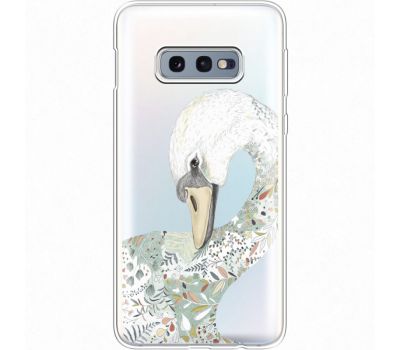 Силіконовий чохол BoxFace Samsung G970 Galaxy S10e Swan (35884-cc24)