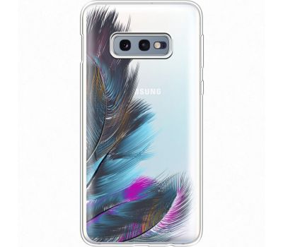 Силіконовий чохол BoxFace Samsung G970 Galaxy S10e Feathers (35884-cc48)