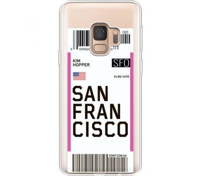 Силіконовий чохол BoxFace Samsung G960 Galaxy S9 Ticket  San Francisco (36194-cc79)