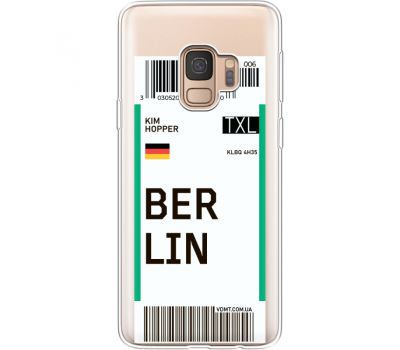 Силіконовий чохол BoxFace Samsung G960 Galaxy S9 Ticket Berrlin (36194-cc80)