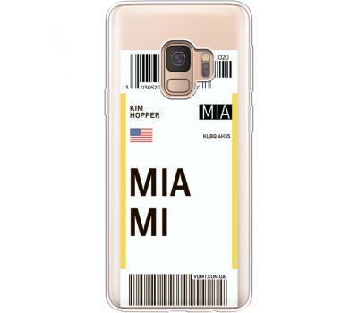 Силіконовий чохол BoxFace Samsung G960 Galaxy S9 Ticket Miami (36194-cc81)