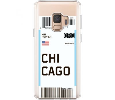 Силіконовий чохол BoxFace Samsung G960 Galaxy S9 Ticket Chicago (36194-cc82)