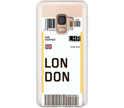 Силіконовий чохол BoxFace Samsung G960 Galaxy S9 Ticket London (36194-cc83)