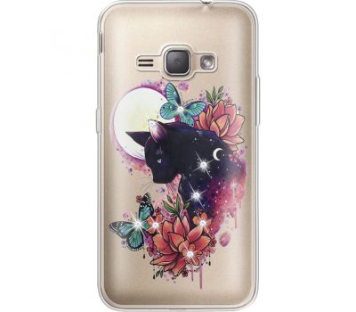 Силіконовий чохол BoxFace Samsung J120H Galaxy J1 2016 Cat in Flowers (935052-rs10)