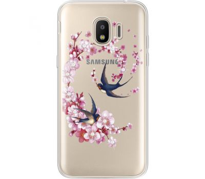 Силіконовий чохол BoxFace Samsung J250 Galaxy J2 (2018) Swallows and Bloom (935055-rs4)