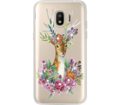 Силіконовий чохол BoxFace Samsung J250 Galaxy J2 (2018) Deer with flowers (935055-rs5)