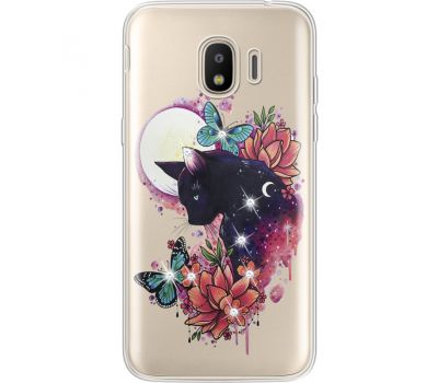 Силіконовий чохол BoxFace Samsung J250 Galaxy J2 (2018) Cat in Flowers (935055-rs10)