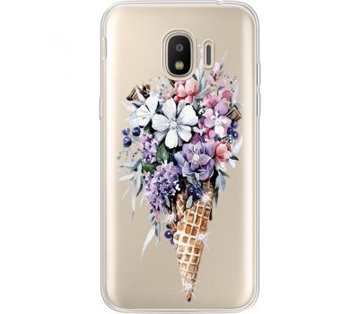 Силіконовий чохол BoxFace Samsung J250 Galaxy J2 (2018) Ice Cream Flowers (935055-rs17)