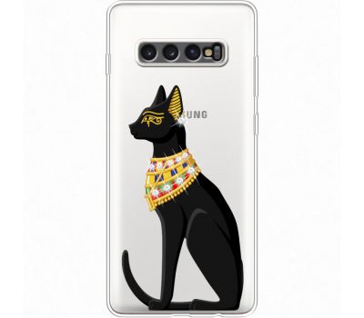Силіконовий чохол BoxFace Samsung G975 Galaxy S10 Plus Egipet Cat (935881-rs8)