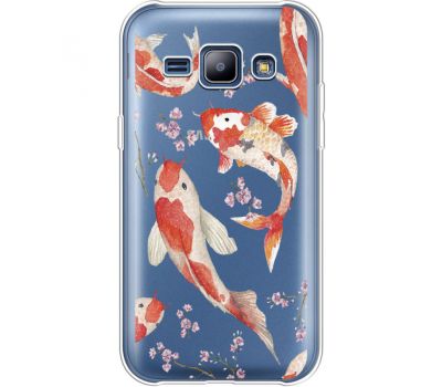 Силіконовий чохол BoxFace Samsung J100H Galaxy J1 Japanese Koi Fish (36459-cc3)
