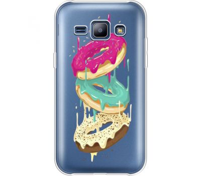Силіконовий чохол BoxFace Samsung J100H Galaxy J1 Donuts (36459-cc7)
