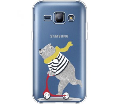 Силіконовий чохол BoxFace Samsung J100H Galaxy J1 Happy Bear (36459-cc10)