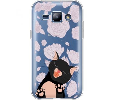 Силіконовий чохол BoxFace Samsung J100H Galaxy J1 Meow (36459-cc33)