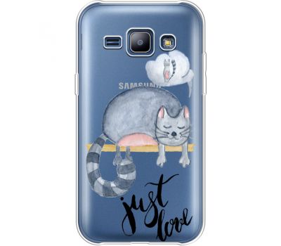 Силіконовий чохол BoxFace Samsung J100H Galaxy J1 Just Love (36459-cc15)