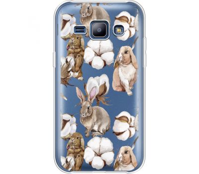 Силіконовий чохол BoxFace Samsung J100H Galaxy J1 Cotton and Rabbits (36459-cc49)