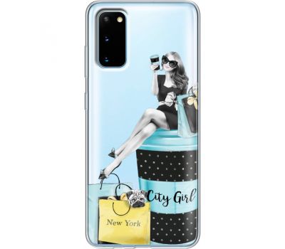 Силіконовий чохол BoxFace Samsung G980 Galaxy S20 City Girl (38870-cc56)