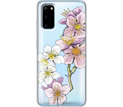Силіконовий чохол BoxFace Samsung G980 Galaxy S20 Cherry Blossom (38870-cc4)