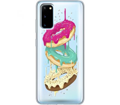 Силіконовий чохол BoxFace Samsung G980 Galaxy S20 Donuts (38870-cc7)