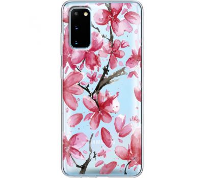 Силіконовий чохол BoxFace Samsung G980 Galaxy S20 Pink Magnolia (38870-cc37)