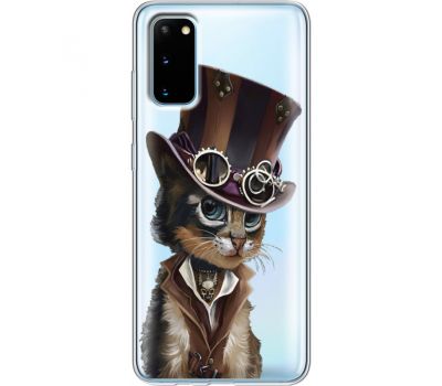 Силіконовий чохол BoxFace Samsung G980 Galaxy S20 Steampunk Cat (38870-cc39)