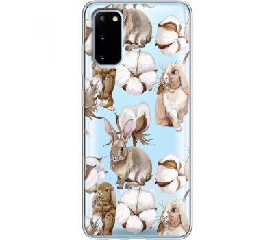 Силіконовий чохол BoxFace Samsung G980 Galaxy S20 Cotton and Rabbits (38870-cc49)