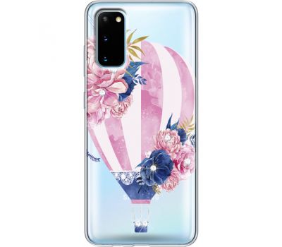 Силіконовий чохол BoxFace Samsung G980 Galaxy S20 Pink Air Baloon (938870-rs6)