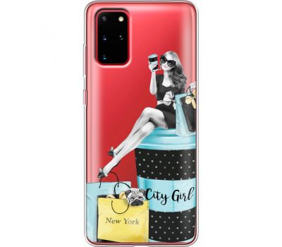 Силіконовий чохол BoxFace Samsung G985 Galaxy S20 Plus City Girl (38875-cc56)