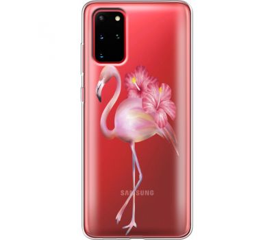 Силіконовий чохол BoxFace Samsung G985 Galaxy S20 Plus Floral Flamingo (38875-cc12)