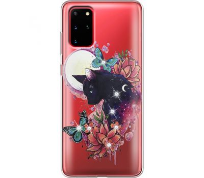 Силіконовий чохол BoxFace Samsung G985 Galaxy S20 Plus Cat in Flowers (938875-rs10)