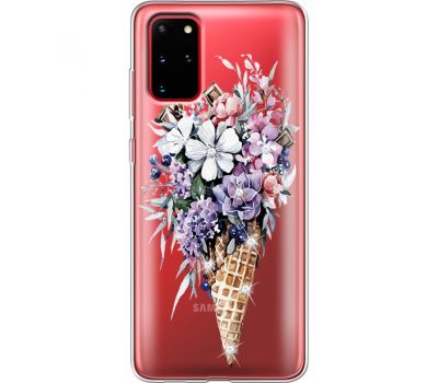 Силіконовий чохол BoxFace Samsung G985 Galaxy S20 Plus Ice Cream Flowers (938875-rs17)