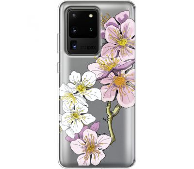 Силіконовий чохол BoxFace Samsung G988 Galaxy S20 Ultra Cherry Blossom (38881-cc4)