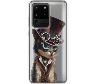 Силіконовий чохол BoxFace Samsung G988 Galaxy S20 Ultra Steampunk Cat (38881-cc39)