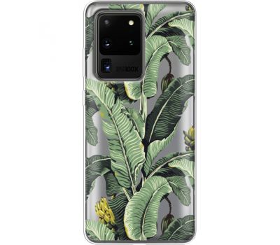 Силіконовий чохол BoxFace Samsung G988 Galaxy S20 Ultra Banana Leaves (38881-cc28)