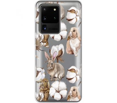 Силіконовий чохол BoxFace Samsung G988 Galaxy S20 Ultra Cotton and Rabbits (38881-cc49)