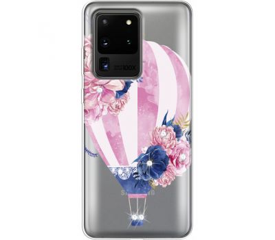 Силіконовий чохол BoxFace Samsung G988 Galaxy S20 Ultra Pink Air Baloon (938881-rs6)