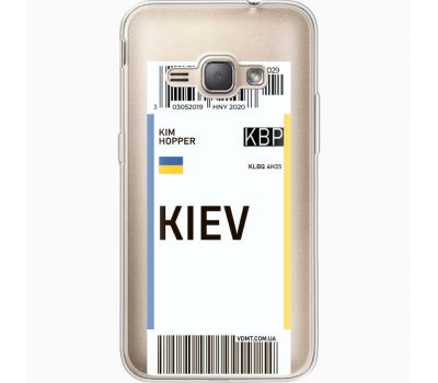 Силіконовий чохол BoxFace Samsung J120H Galaxy J1 2016 Ticket Kiev (35052-cc88)