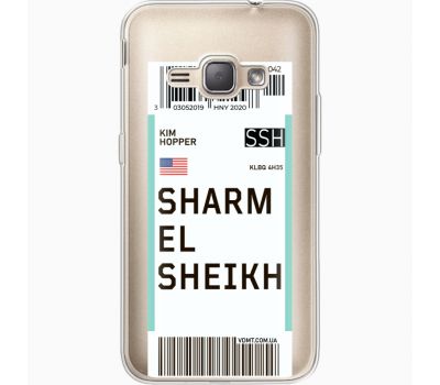 Силіконовий чохол BoxFace Samsung J120H Galaxy J1 2016 Ticket Sharmel Sheikh (35052-cc90)