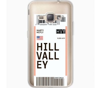 Силіконовий чохол BoxFace Samsung J120H Galaxy J1 2016 Ticket Hill Valley (35052-cc94)