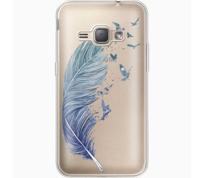 Силіконовий чохол BoxFace Samsung J120H Galaxy J1 2016 Feather (35052-cc38)