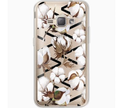 Силіконовий чохол BoxFace Samsung J120H Galaxy J1 2016 Cotton flowers (35052-cc50)
