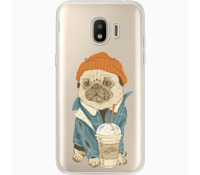 Силіконовий чохол BoxFace Samsung J250 Galaxy J2 (2018) Dog Coffeeman (35055-cc70)