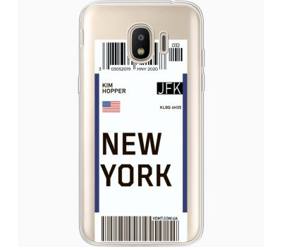 Силіконовий чохол BoxFace Samsung J250 Galaxy J2 (2018) Ticket New York (35055-cc84)