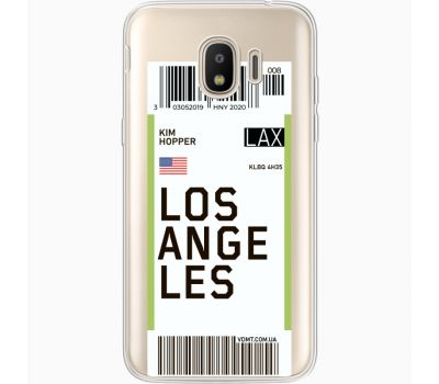 Силіконовий чохол BoxFace Samsung J250 Galaxy J2 (2018) Ticket Los Angeles (35055-cc85)