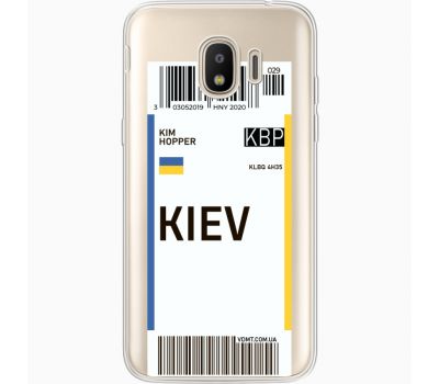 Силіконовий чохол BoxFace Samsung J250 Galaxy J2 (2018) Ticket Kiev (35055-cc88)