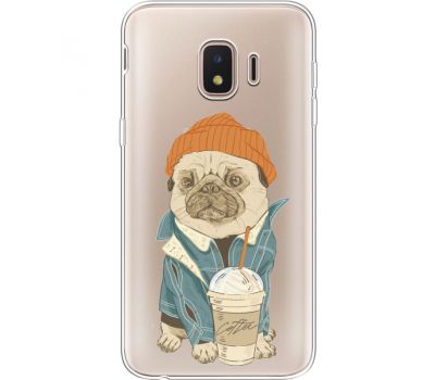 Силіконовий чохол BoxFace Samsung J260 Galaxy J2 Core Dog Coffeeman (35464-cc70)