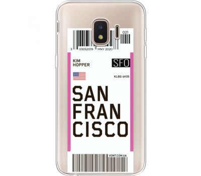 Силіконовий чохол BoxFace Samsung J260 Galaxy J2 Core Ticket  San Francisco (35464-cc79)