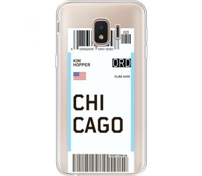 Силіконовий чохол BoxFace Samsung J260 Galaxy J2 Core Ticket Chicago (35464-cc82)