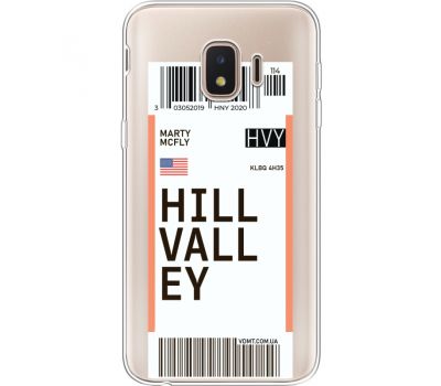 Силіконовий чохол BoxFace Samsung J260 Galaxy J2 Core Ticket Hill Valley (35464-cc94)