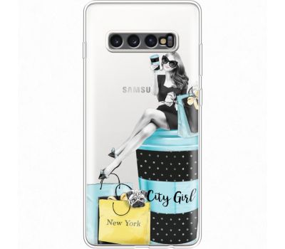 Силіконовий чохол BoxFace Samsung G975 Galaxy S10 Plus City Girl (35881-cc56)